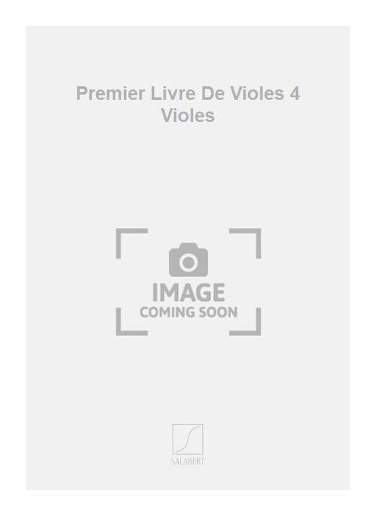Premier livre de violes Jacques Lenot Partition Viole de gambe