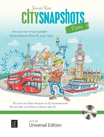 City Snapshots Flute - James Rae - Partition - Flûte traversière