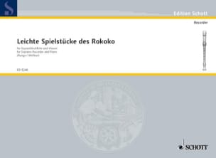 Leichte Spielmusik des Rokoko - Flûte A Bec - Johannes Runge