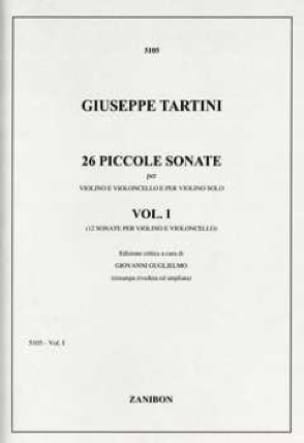 26 Piccole Sonate - Volume 1 TARTINI Partition Duos
