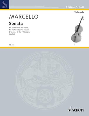 Sonate D-Dur Benedetto Marcello Partition Violoncelle