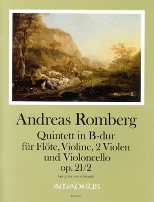 Quintette Opus 21 N°2 En Sib Maj. - Andreas J. Romberg - Partition