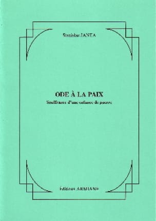 Ode à la paix Stanislas Janta Partition Violoncelle