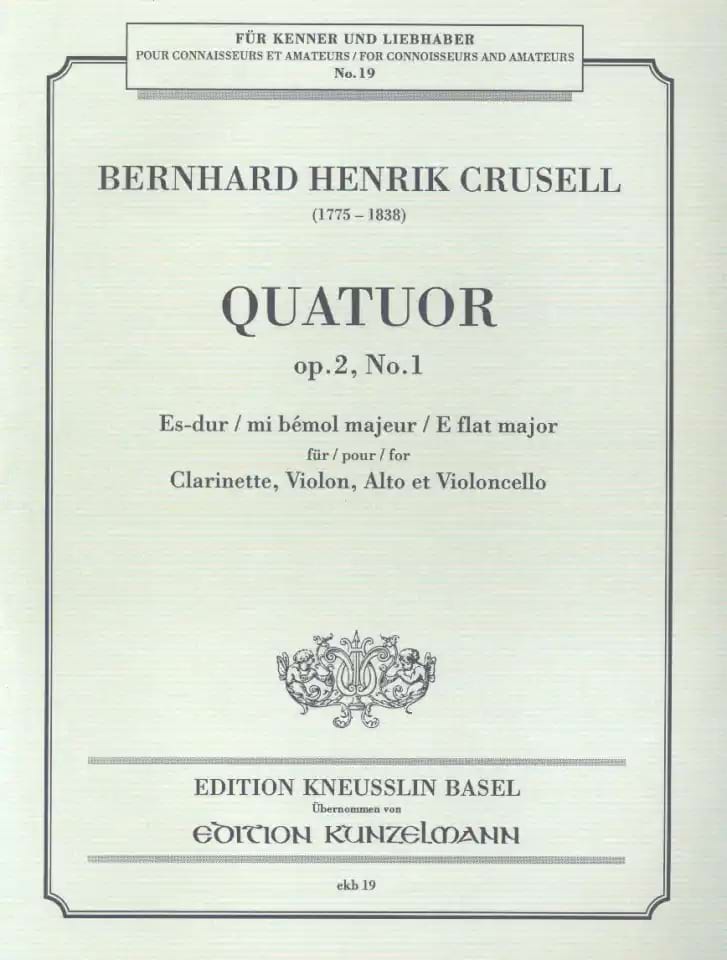 Quatuor op. 2 n° 1 en mib majeur - Clarinette, violon, alto et violoncelle