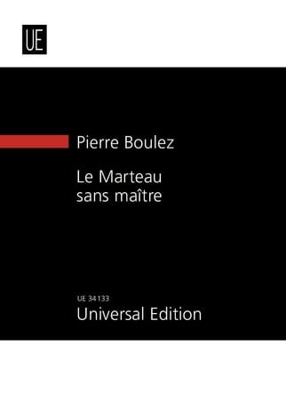 Le Marteau Sans Maître BOULEZ Partition Petit format