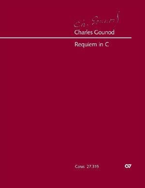 Requiem en Ut - Opus Posthume GOUNOD Partition Grand format