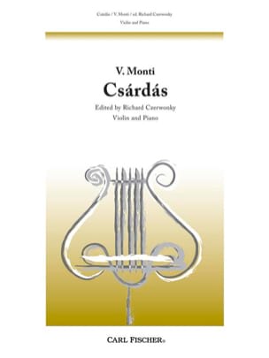 Czardas - Violon Vittorio Monti Partition Violon