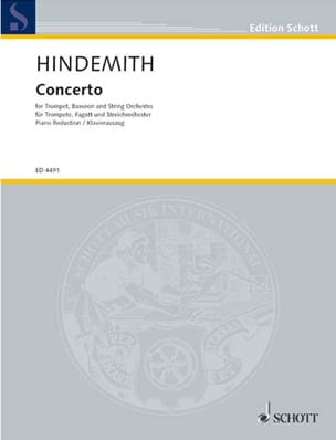 Concerto pour trompette, basson et orchestre à cordes - HINDEMITH