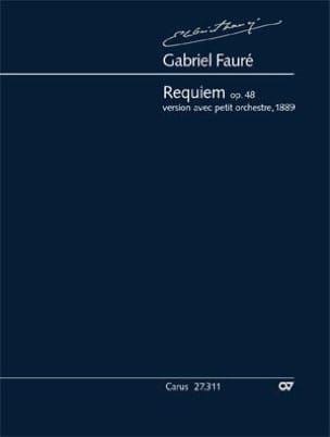 Requiem Op. 48 FAURÉ Partition Grand format