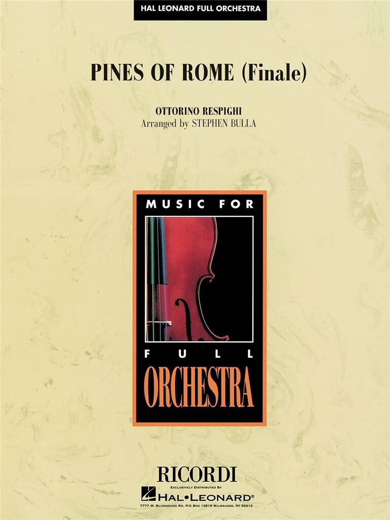 The Pines Of Rome Finale - Score & Parts RESPIGHI Partition