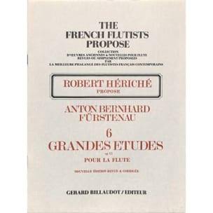 6 Grandes études op. 15 - Anton Bernhard Fürstenau - Partition
