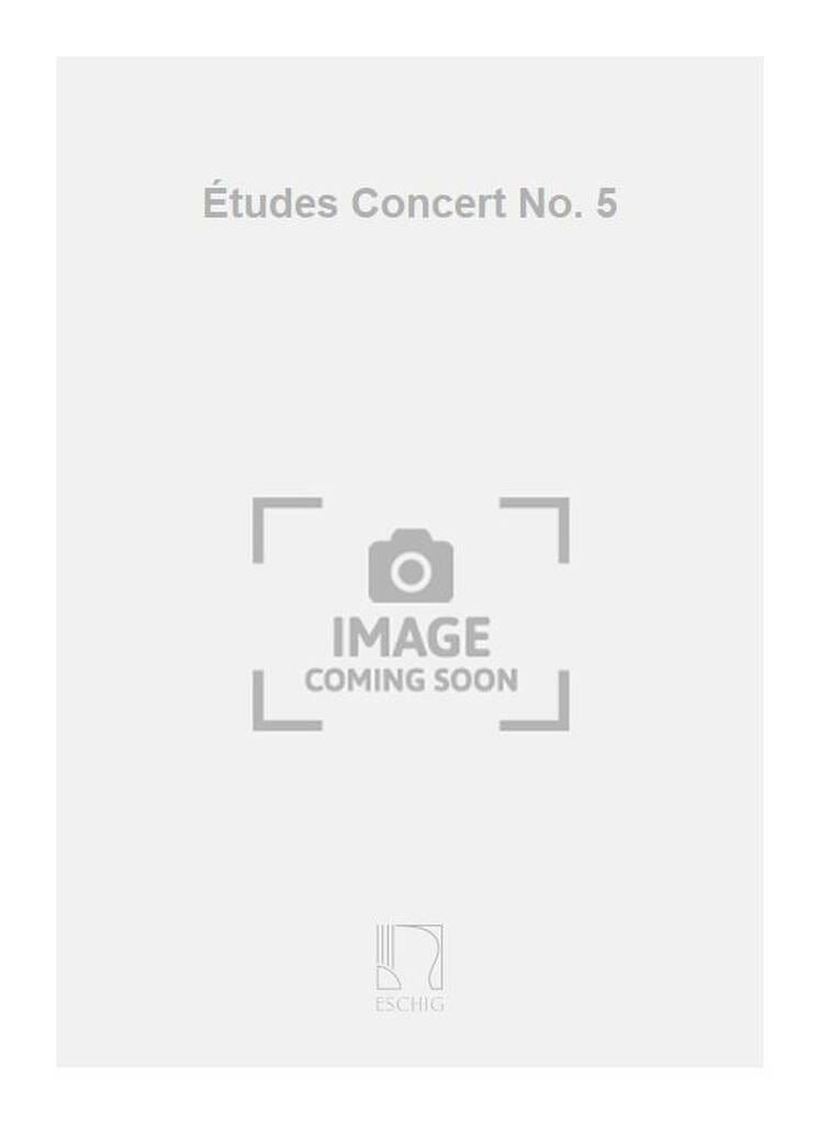 Etude de concert n° 5 en ut dièze mineur Maurice Vieux Partition Alto