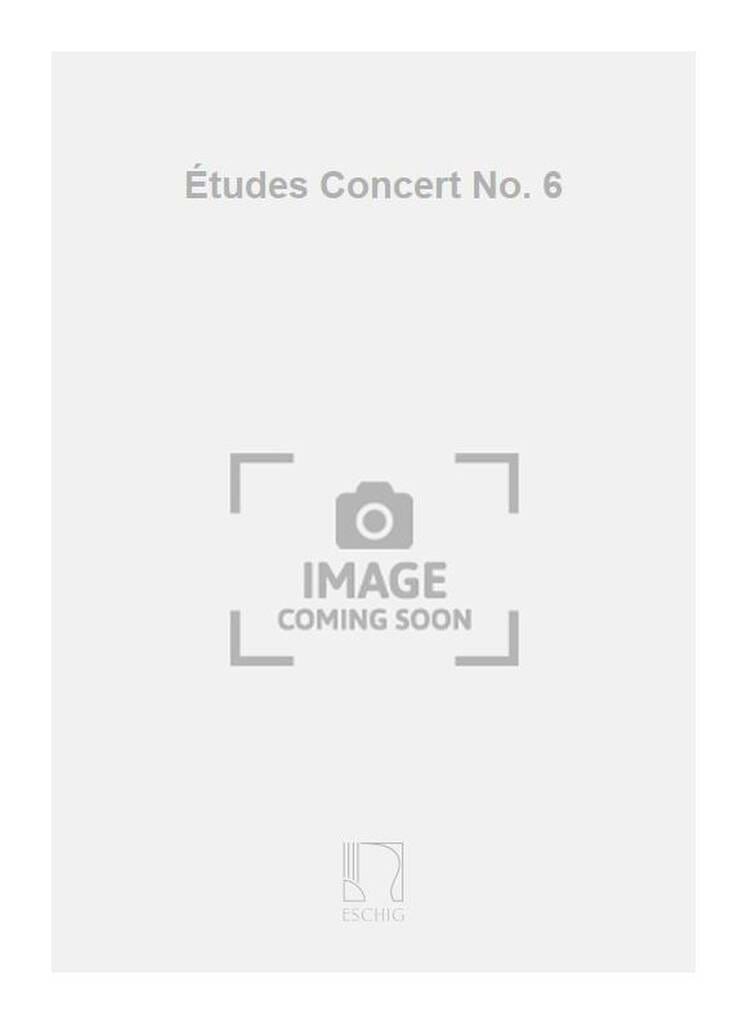Etude de concert n° 6 en fa dièse mineur Maurice Vieux Partition Alto