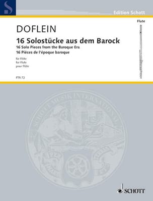 16 Solostücke aus dem Barock Partition Flûte traversière