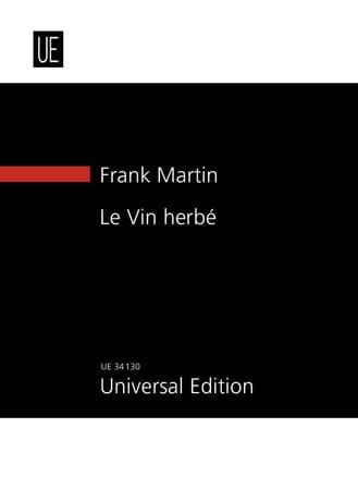 Le Vin Herbé - Frank Martin - Partition - Grand format