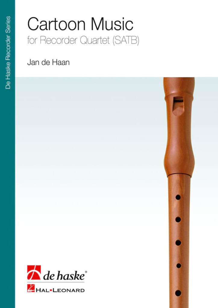 Cartoon Music For Recorder Quartet Jacob Haan Yan Haan Partition