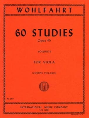60 Studies op. 45 - Volume 2 - Viola Vieland - Franz Wohlfahrt