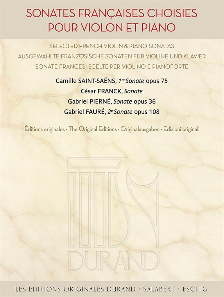 Sonates françaises choisies Partition