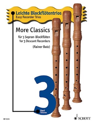 More Classics Volume 3 - Trios Faciles Flûtes A Bec - Partition