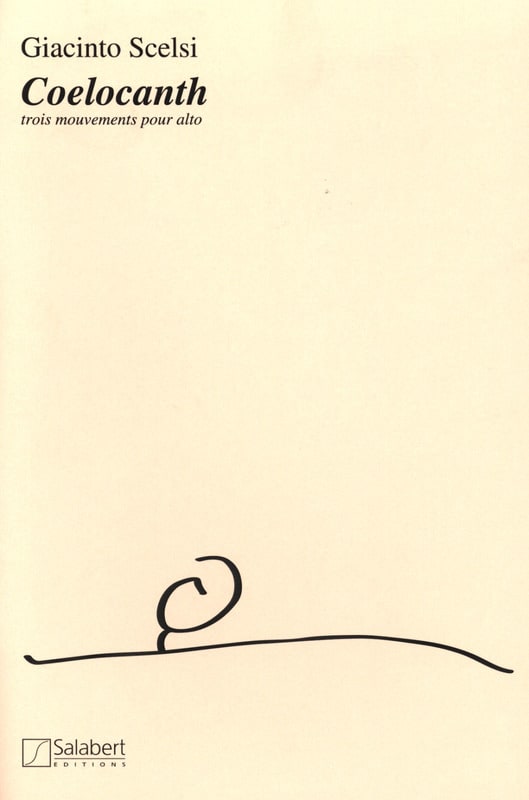 Coelocanth Giacinto Scelsi Partition Alto