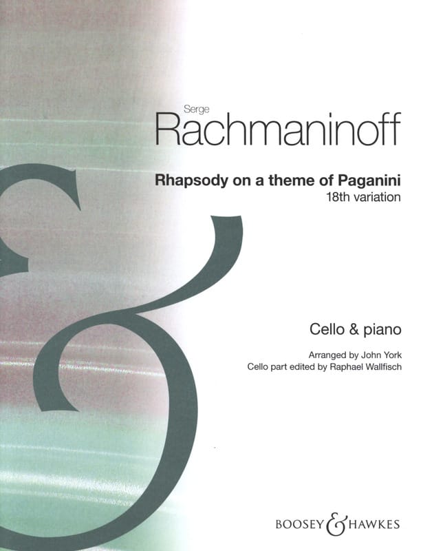 Rhapsodie über ein Thema von Paganini - Rachmaninov Sergei - Partition