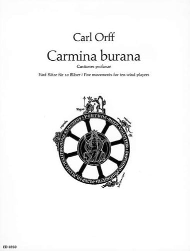 Carmina Burana - Bläser ORFF Partition Grand format