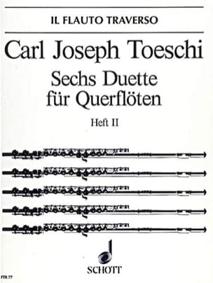 6 Duette Heft 2 - 2 Flöten - Carl Joseph Toeschi - Partition