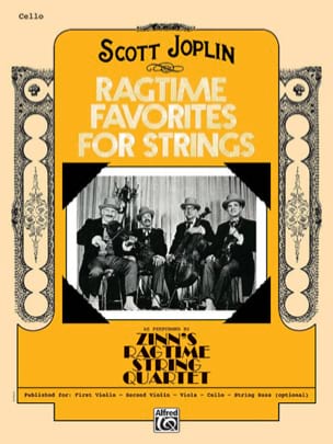 Ragtime Favorites For Strings - Violoncellle JOPLIN Partition Quatuors