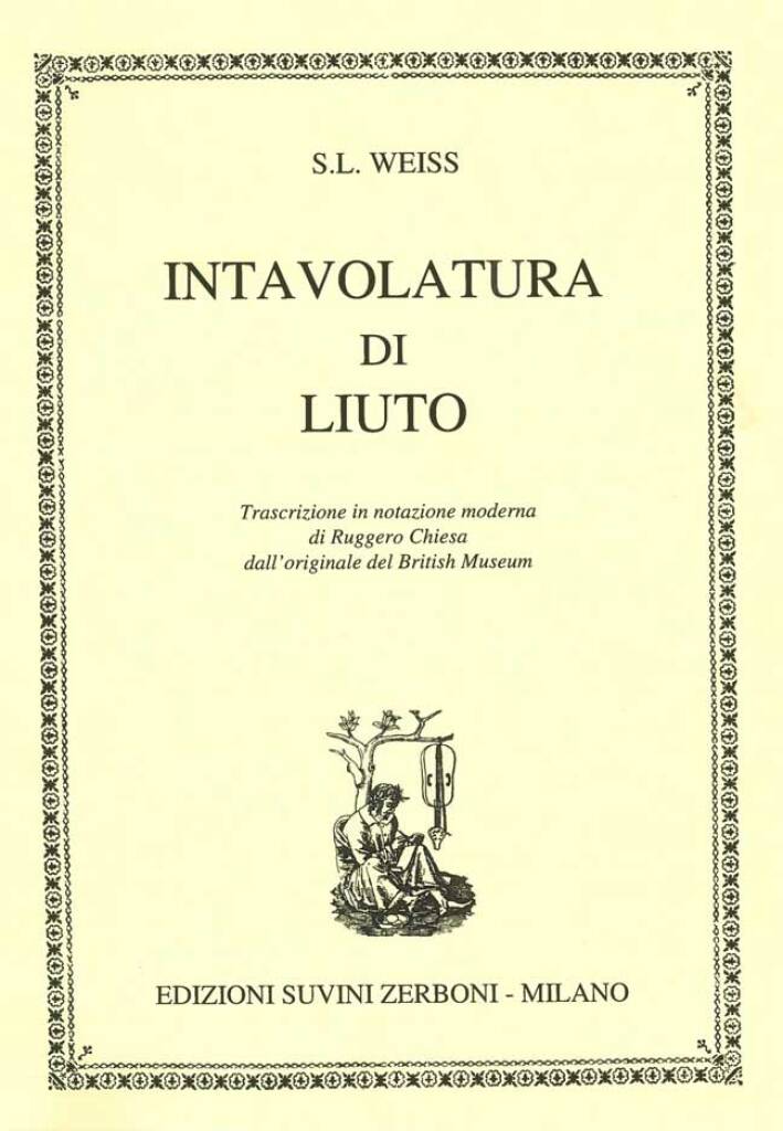 Intabulatura Liuto Bd1/2 SL Weiss Partition