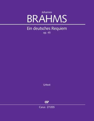 Ein Deutsches Requiem Opus 45 - Grand Orchestre BRAHMS Partition