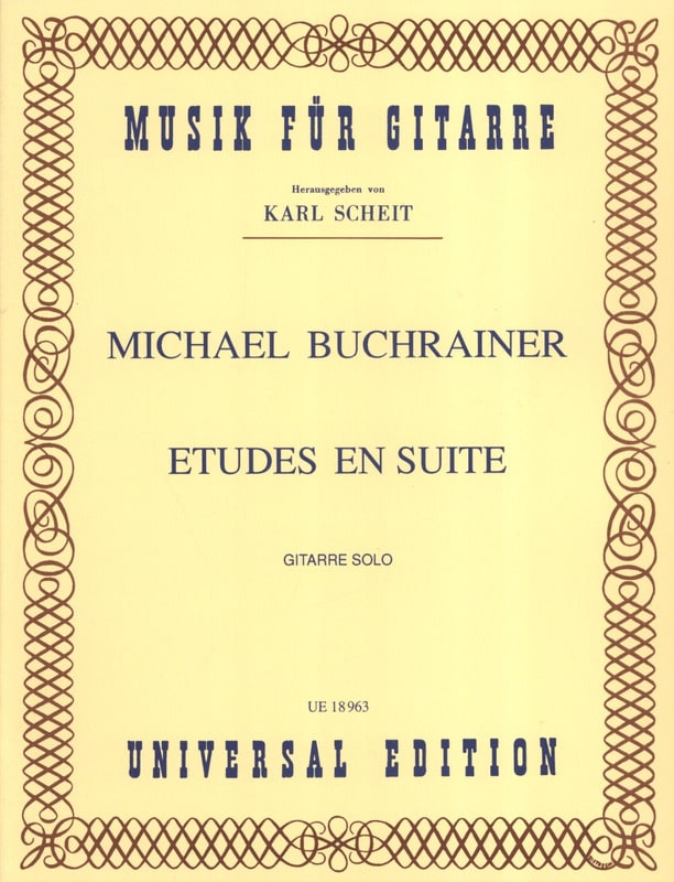Etudes en Suite Michael Buchrainer Partition Guitare