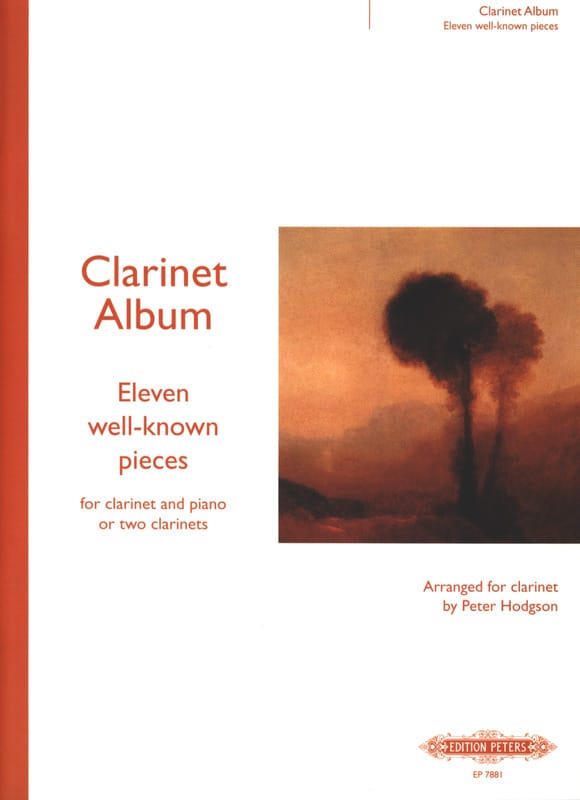 Clarinet Album Peter Hodgson Partition Clarinette