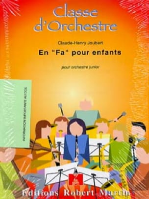 En Fa Pour Enfants Claude-Henry Joubert Partition