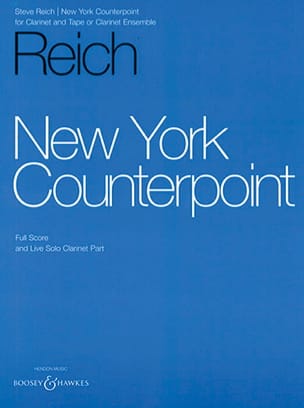 New York Counterpoint - Full Score + Solo - Steve Reich - Partition