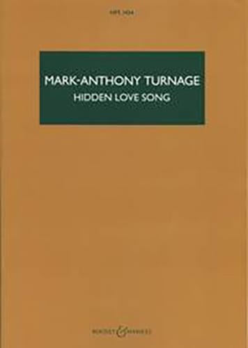 Hidden Love Song - Mark-Anthony Turnage - Partition - Grand format