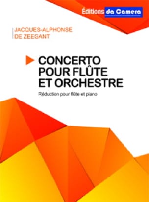Concerto pour flute et piano - Jacques-Alphonse DE ZEEGANT - Partition