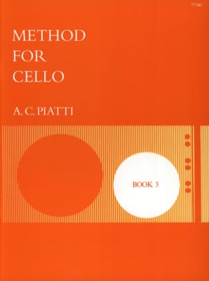 Method for Cello - Book 3 A. C. Piatti Partition Violoncelle