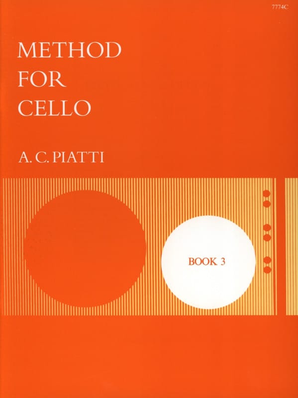 Method for Cello - Book 3 A. C. Piatti Partition Violoncelle