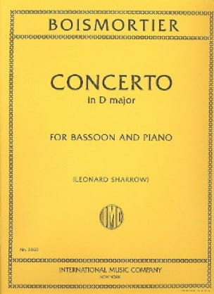 Concerto en ré majeur op. 26 pour basson - BOISMORTIER - Partition