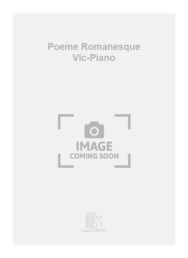Poème Romanesque Philippe Gaubert Partition Violoncelle