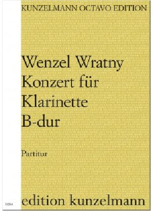 Concerto pour clarinette en Sib maj - Wenzel Wratny - Partition