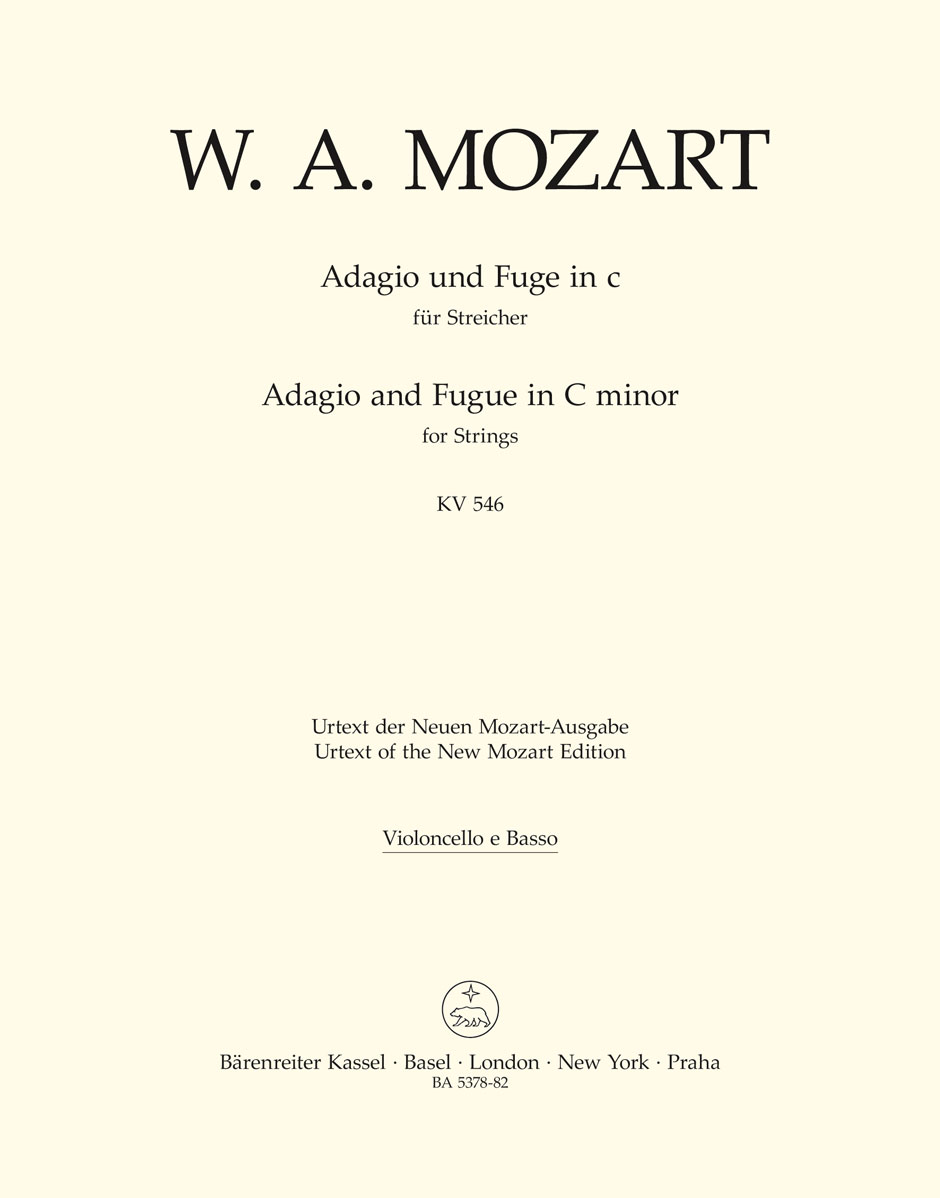Adagio et Fugue En Do Min., Kv 546 - Violoncelle/Contrebasse