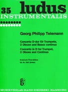 Concerto D-Dur - Trompete 2 Oboen u. BC TELEMANN Partition Quatuors