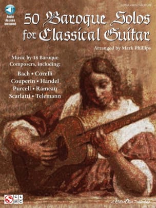 50 Baroque Solos for Classical Guitar Partition Guitare