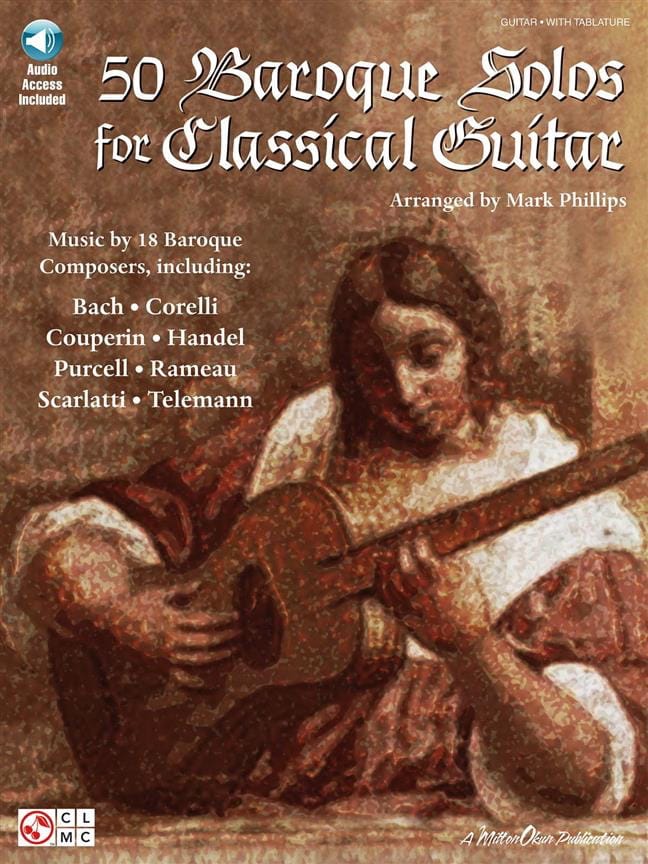 50 Baroque Solos for Classical Guitar - Partition - Guitare