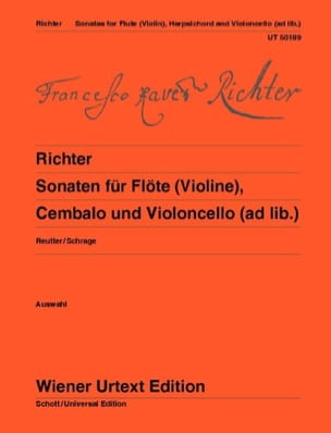 Sonaten für Flöte Violine Cembalo u. Cello ad lib.