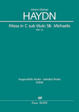 Missa in C Sancti Michaelis Michael HAYDN Partition Grand format