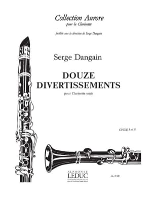 12 Divertissements Serge Dangain Partition Clarinette