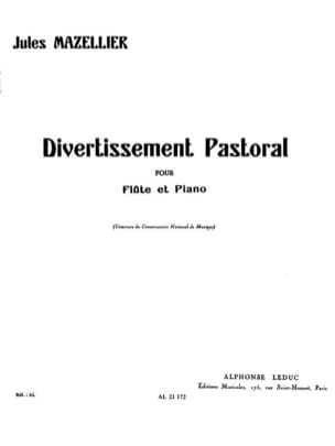 Divertissement pastoral Jules Mazellier Partition Flûte traversière