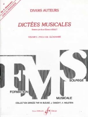 Dictées Musicales Volume 3 - Prof - Jean-Clément Jollet - Partition